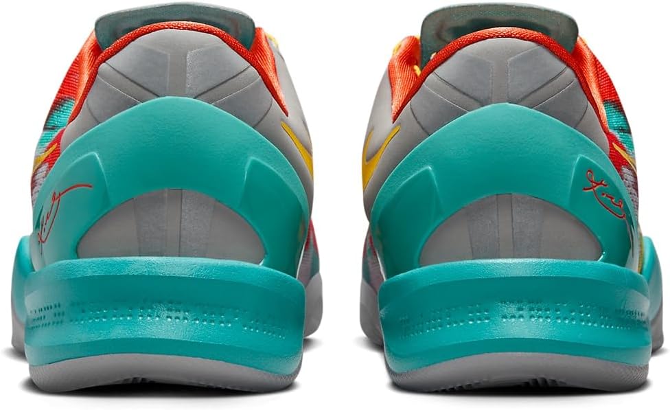 Jordan Men's Nike Kobe 8 Protro “Venice Beach” Size 8 Stadium Grey/Metallic Silver-Tour Yellow (FQ3548-001)