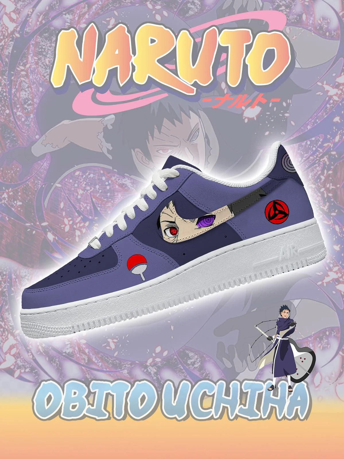 Obito Uchiha Custom Sneakers N2