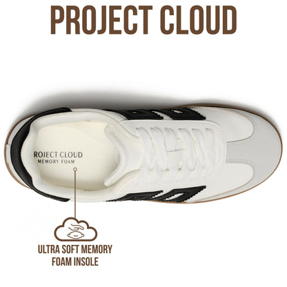 Project Cloud Sneakers for Women 2026 - Breathable Womens Shoes Memory Foam Insole Casual Sneakers Non Slip Womens Sneakers - Breathable Lightweight Walking Shoes (Brita)
