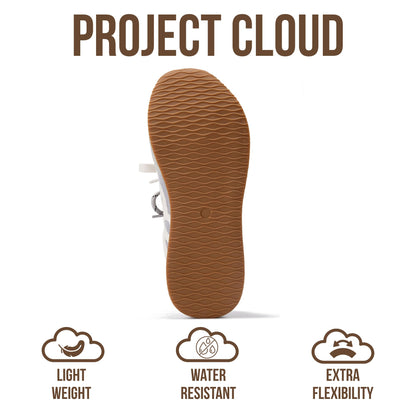Project Cloud Womens Shoes with Leather Memory Foam Insole Trendy Sneakers for Women - Lightweight & Non-Slip Womens Sneakers Walking Shoes for Women Footwear (Lowy)