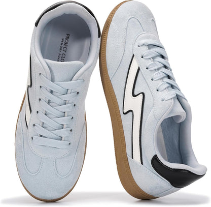Project Cloud Fashion Sneakers for Women 2026 - Lace-Up Shoes Trendy Women Sneakers with Memory Foam Insole Women's Fashion Sneakers Non-Slip Womens Shoes (Irita)
