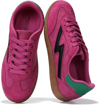 Project Cloud Fashion Sneakers for Women 2026 - Lace-Up Shoes Trendy Women Sneakers with Memory Foam Insole Women's Fashion Sneakers Non-Slip Womens Shoes (Irita)