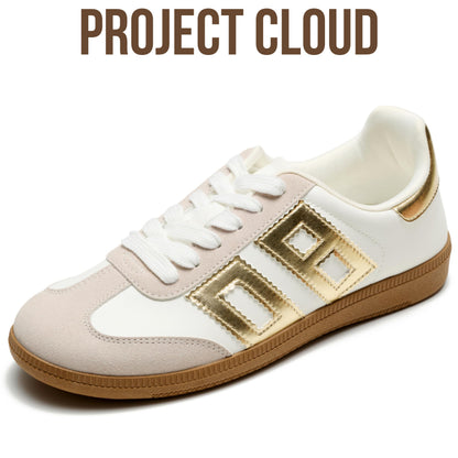 Project Cloud Sneakers for Women 2026 - Breathable Womens Shoes Memory Foam Insole Casual Sneakers Non Slip Womens Sneakers - Breathable Lightweight Walking Shoes (Brita)