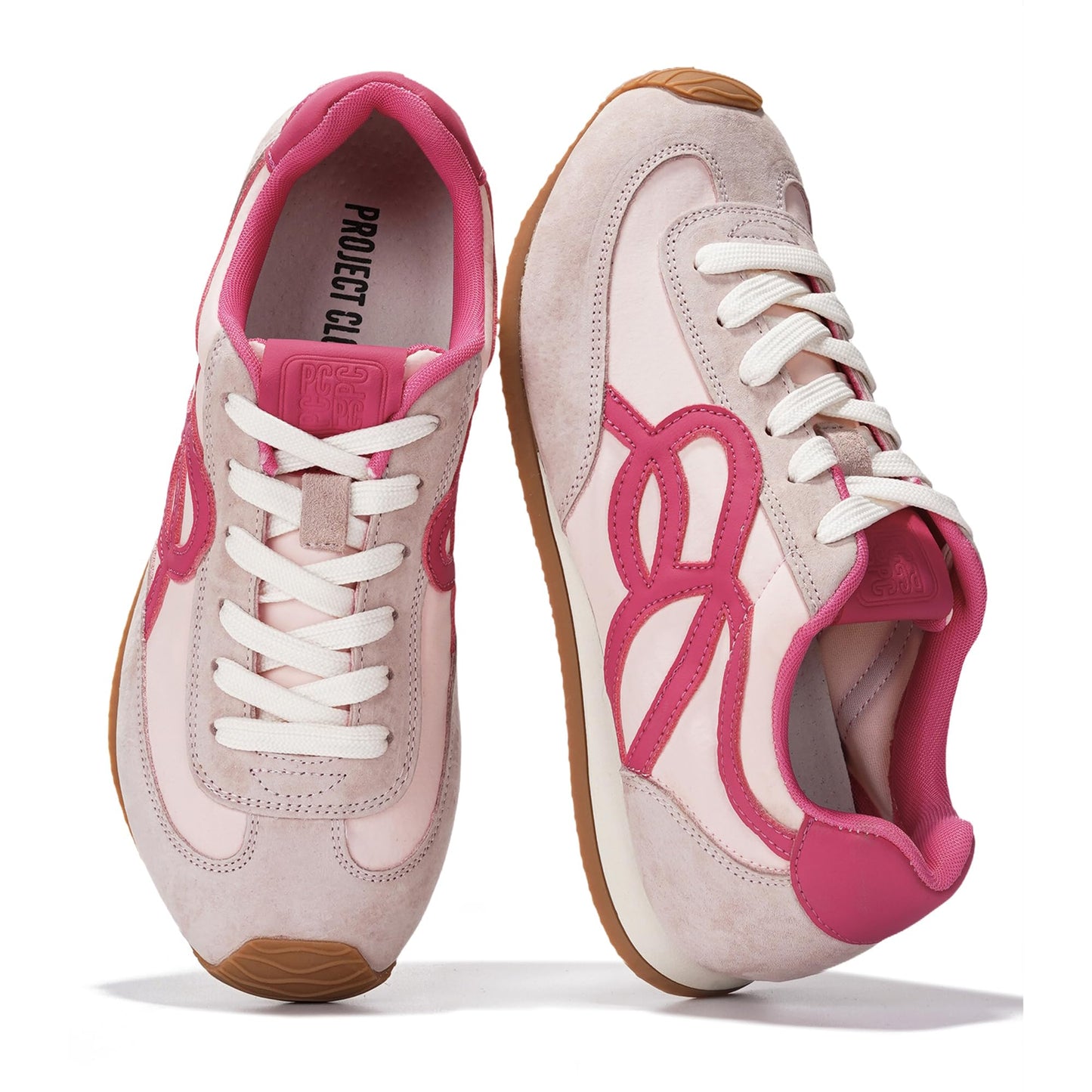 Project Cloud Womens Shoes with Leather Memory Foam Insole Trendy Sneakers for Women - Lightweight & Non-Slip Womens Sneakers Walking Shoes for Women Footwear (Lowy)