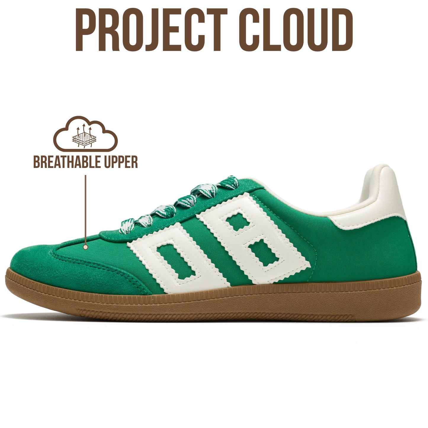 Project Cloud Sneakers for Women 2026 - Breathable Womens Shoes Memory Foam Insole Casual Sneakers Non Slip Womens Sneakers - Breathable Lightweight Walking Shoes (Brita)
