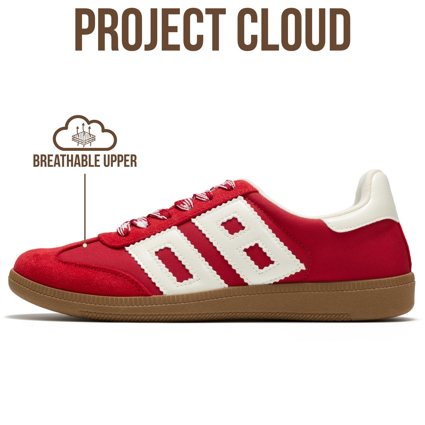 Project Cloud Sneakers for Women 2026 - Breathable Womens Shoes Memory Foam Insole Casual Sneakers Non Slip Womens Sneakers - Breathable Lightweight Walking Shoes (Brita)