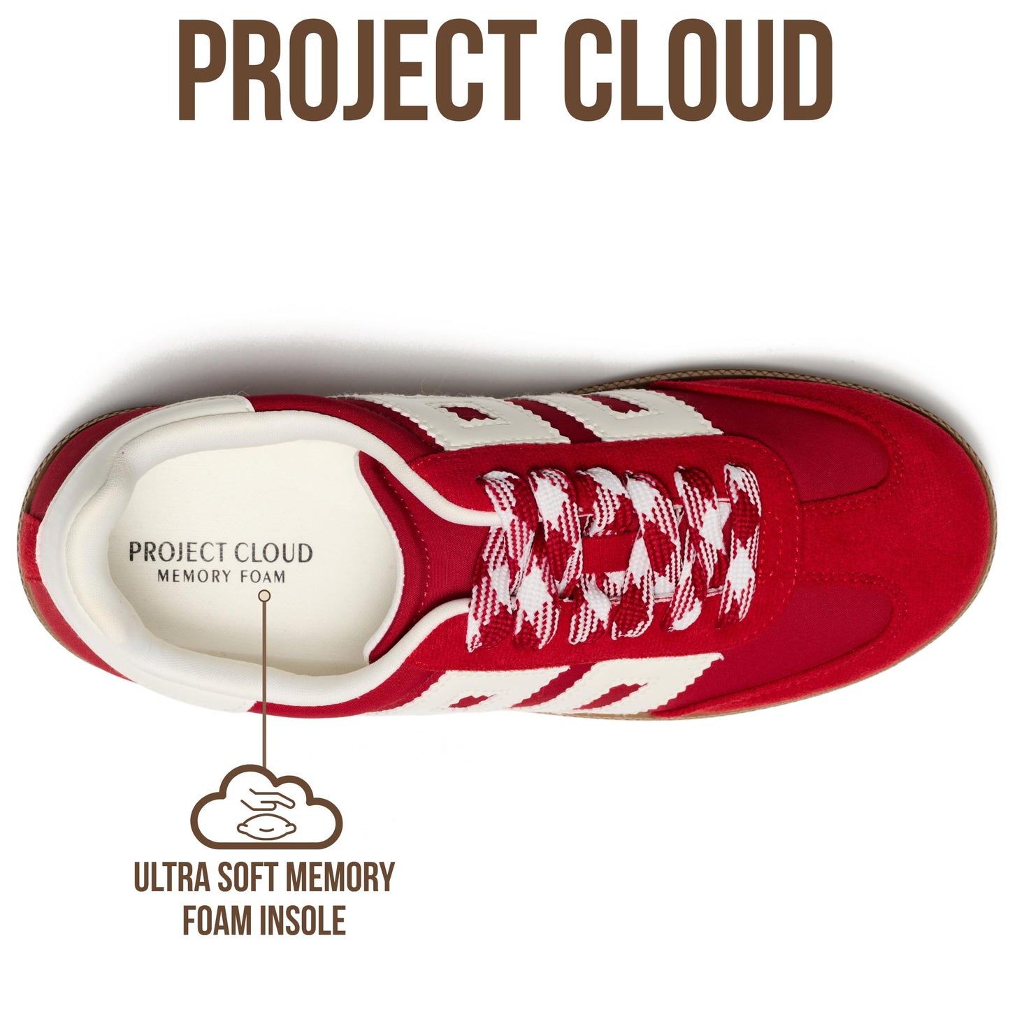 Project Cloud Sneakers for Women 2026 - Breathable Womens Shoes Memory Foam Insole Casual Sneakers Non Slip Womens Sneakers - Breathable Lightweight Walking Shoes (Brita)