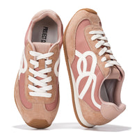 Project Cloud Womens Shoes with Leather Memory Foam Insole Trendy Sneakers for Women - Lightweight & Non-Slip Womens Sneakers Walking Shoes for Women Footwear (Lowy)