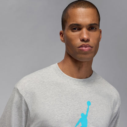 Air Jordan Mens Gamma Long Sleeve - Heather Grey
