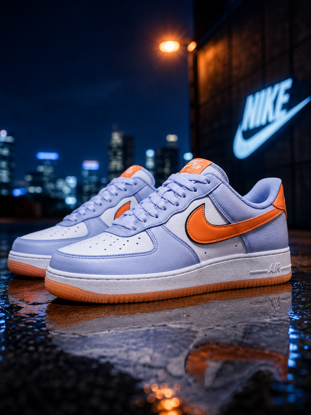 Nike Mens Air Force 1 '07 - Hydrogen Blue